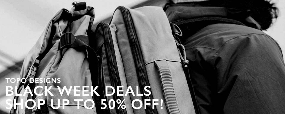 Topo Designs Black Week Deals