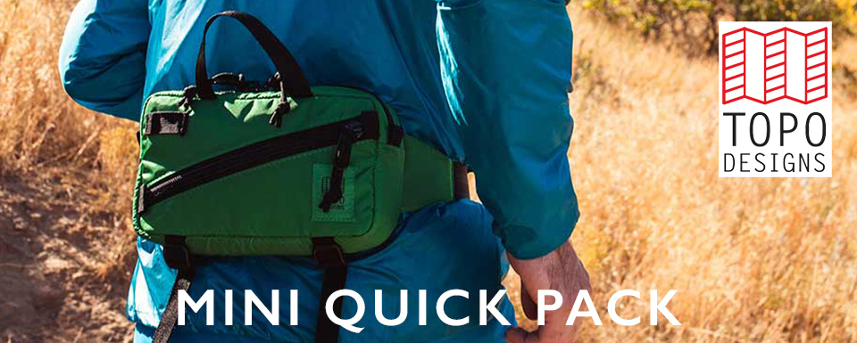 Topo Designs Mini Quick Pack Topo Designs Mini Quick Pack