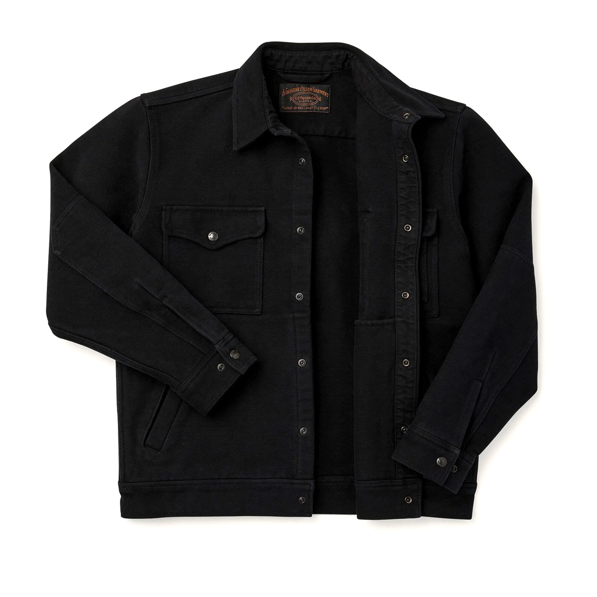 Filson Beartooth Camp Jacket Navy/Black to fend off chilly fall days in ...