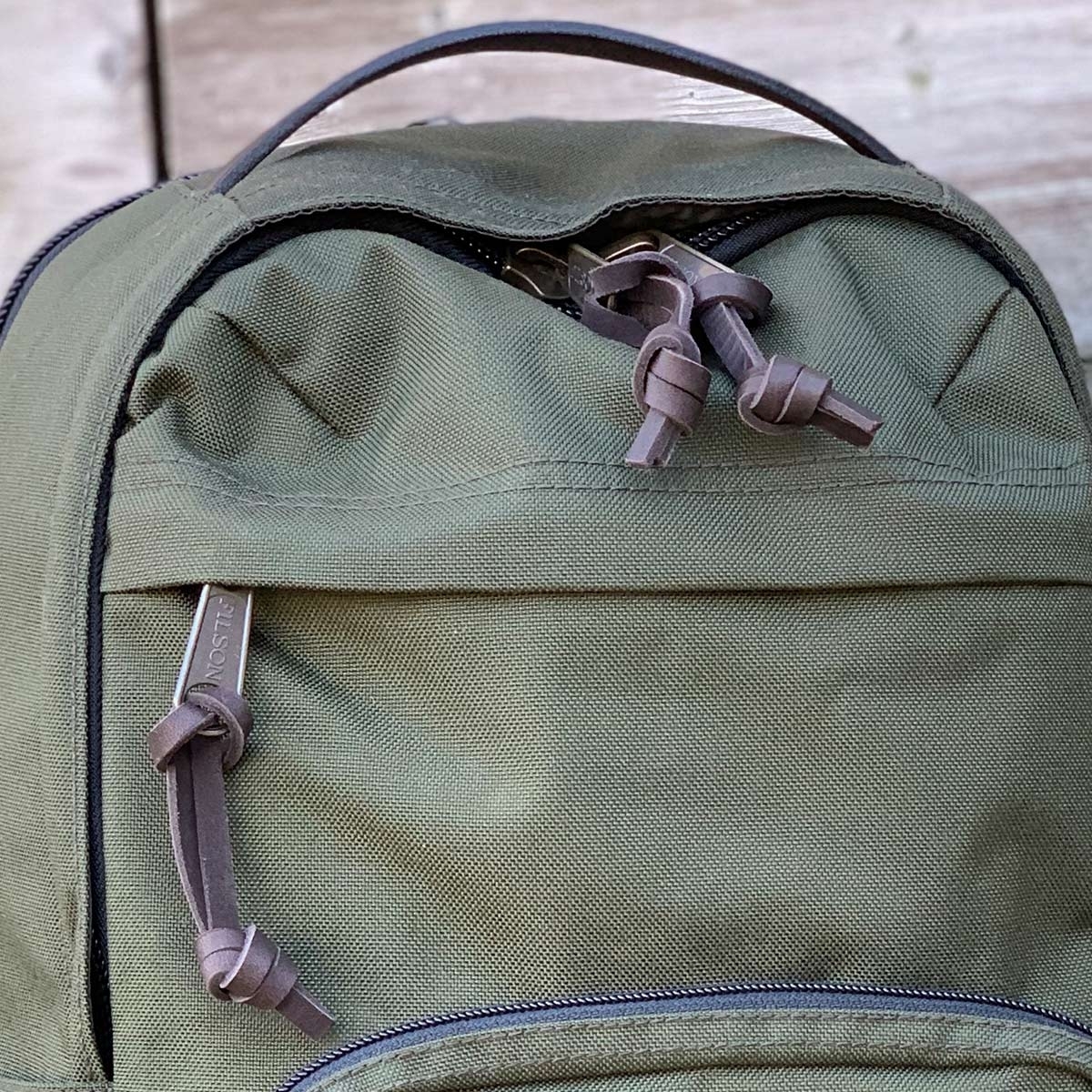 Filson Dryden Backpack Otter Green, tough, lightweight backpack