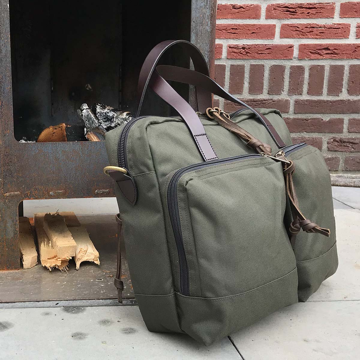 Filson Dryden Briefcase Otter Green | tough, durable briefcase
