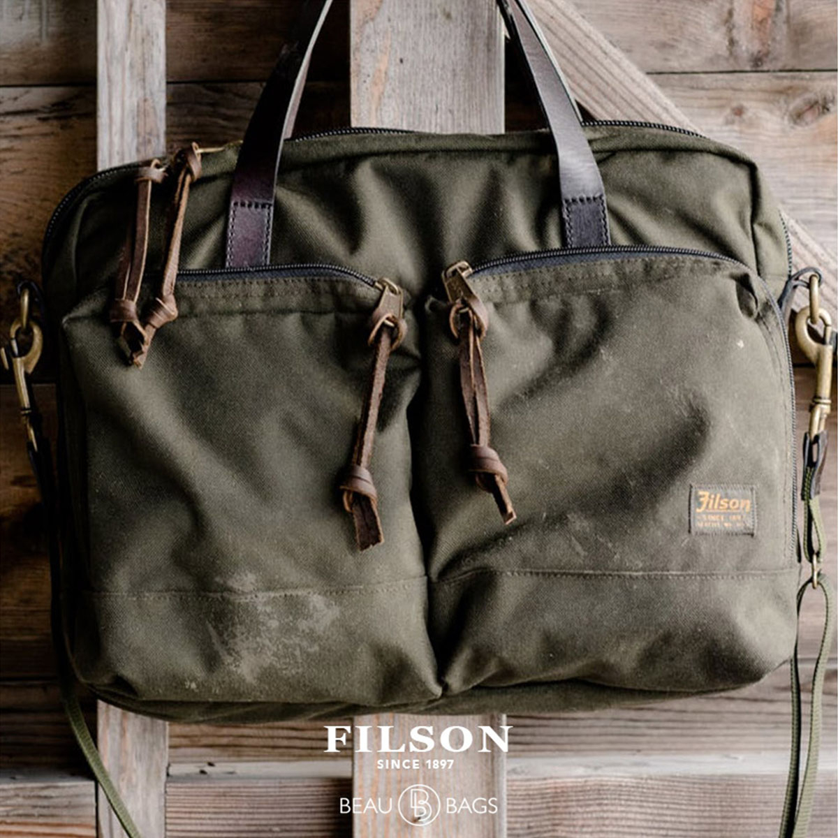 Filson ballistic on sale nylon briefcase