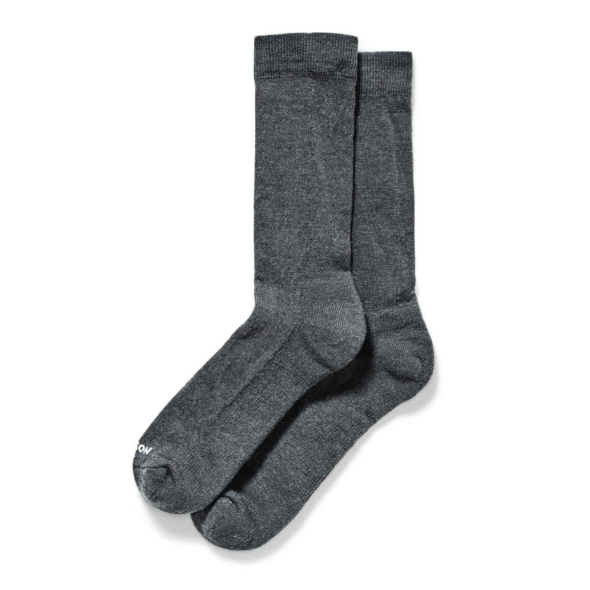 Filson Everyday Crew Sock Charcoal, versatile socks made of a