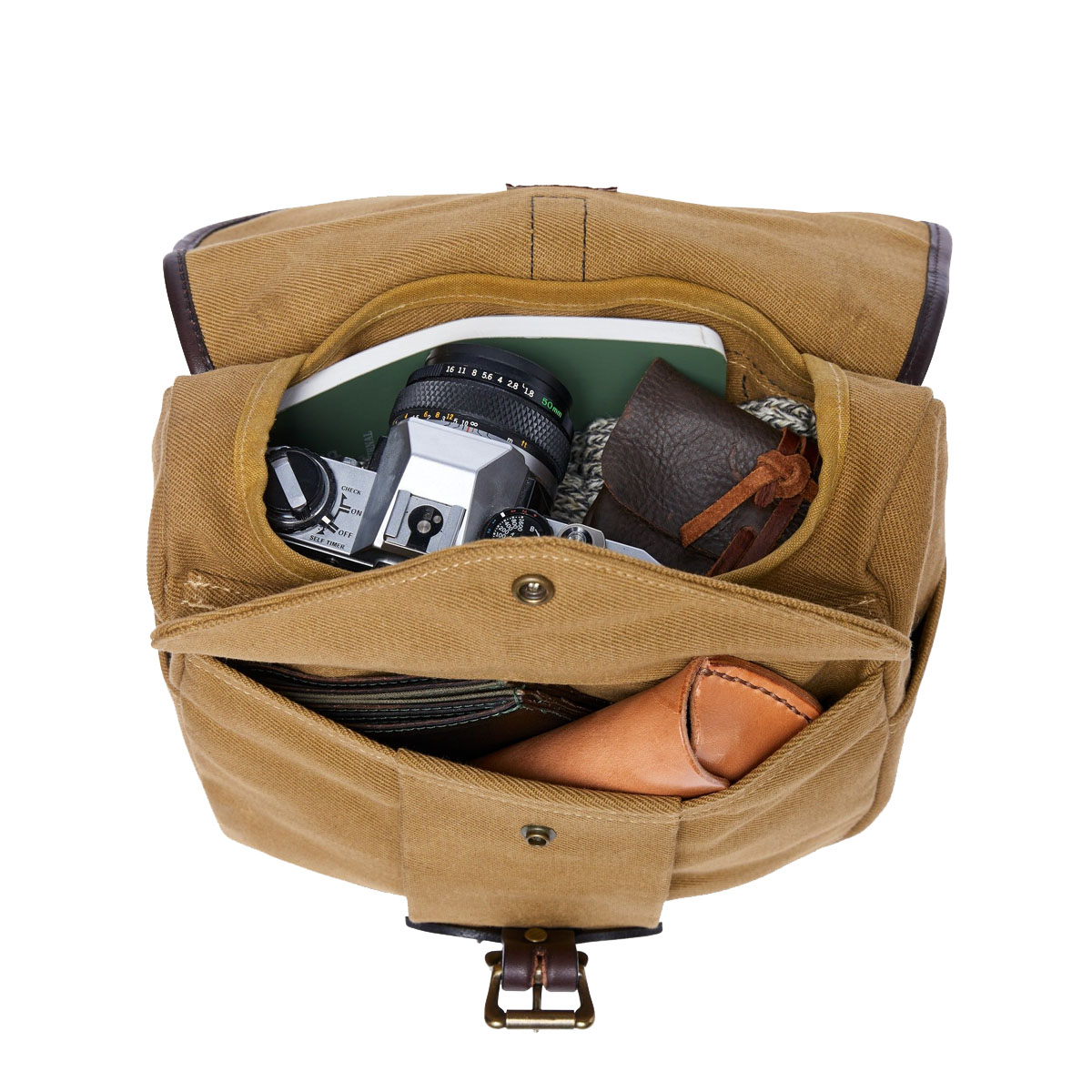 Filson Field Bag-Small Tan, multi-pocket field bag