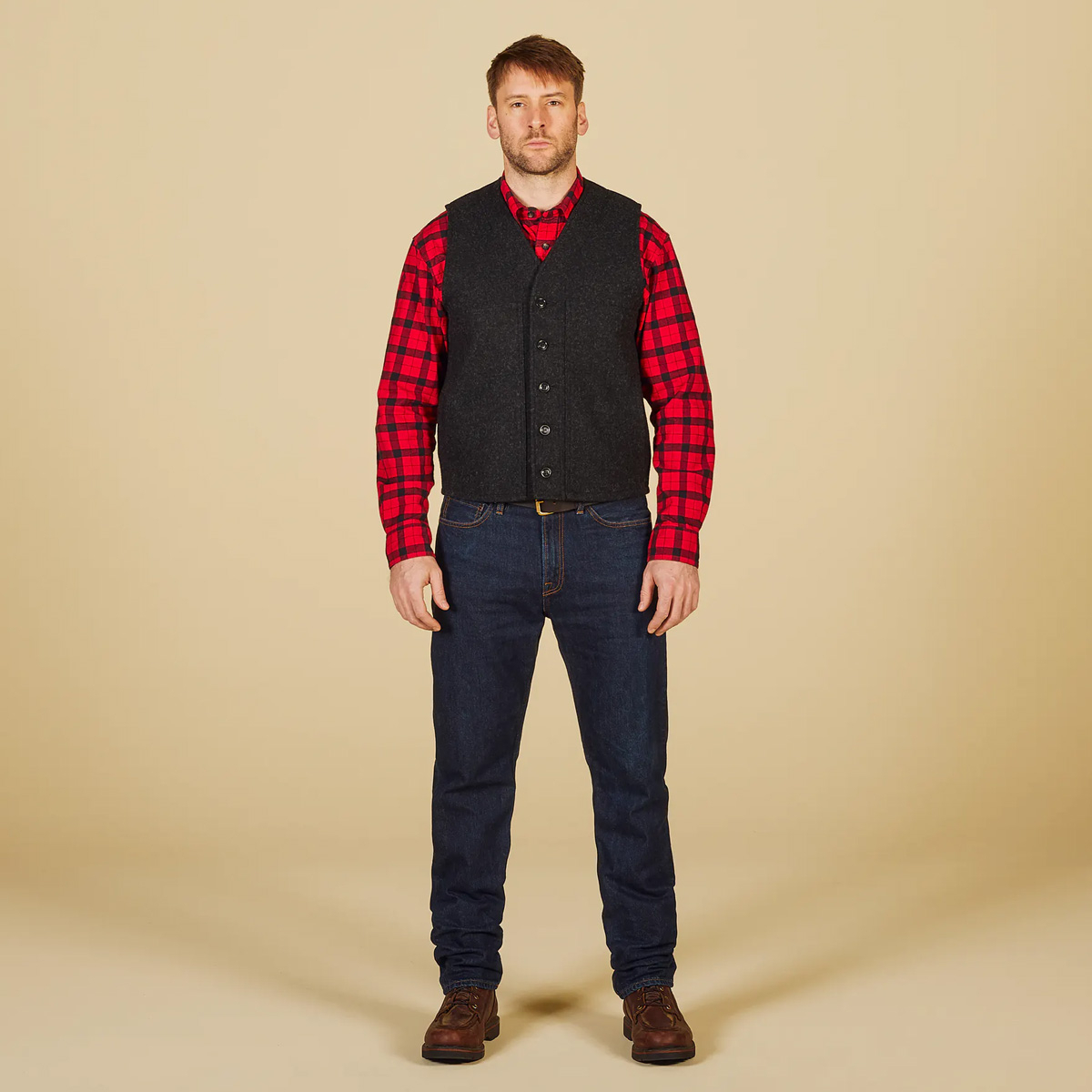 Filson mackinaw top weste
