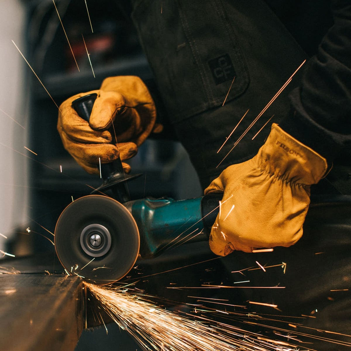 Filson Original Goatskin Gloves Tan, soft work gloves made with fine