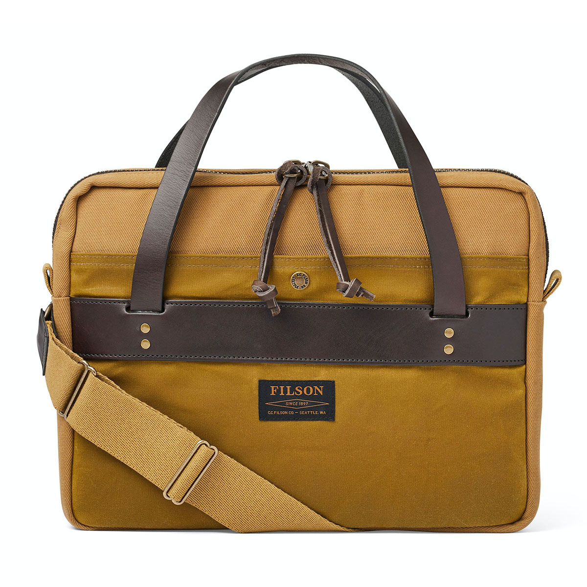Filson Compact Briefcase Tan great slim briefcase