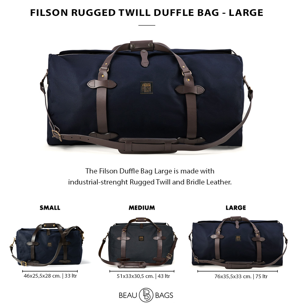 【廃盤品】FILSON DUFFLE BAG NAVY USA製　ラギッドツイル 廃盤品】FILSON DUFFLE BAG NAVY USA製 ラギッドツイル Filson Duffle