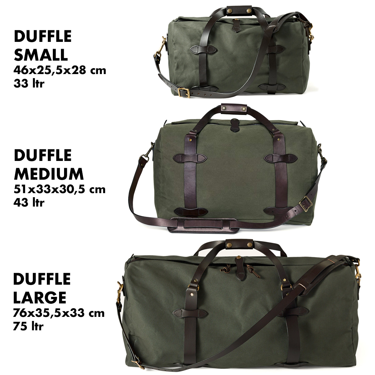 Filson Duffle Small Bag Otter Green, perfect travelbag with