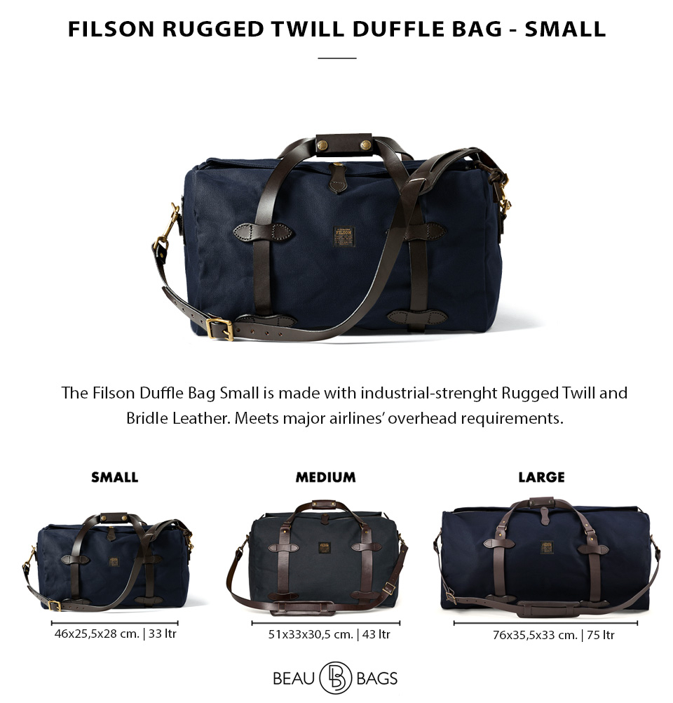 廃盤品】FILSON DUFFLE BAG NAVY USA製 ラギッドツイル Filson Duffle