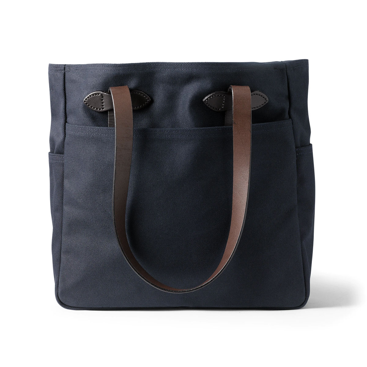 navy tote bag