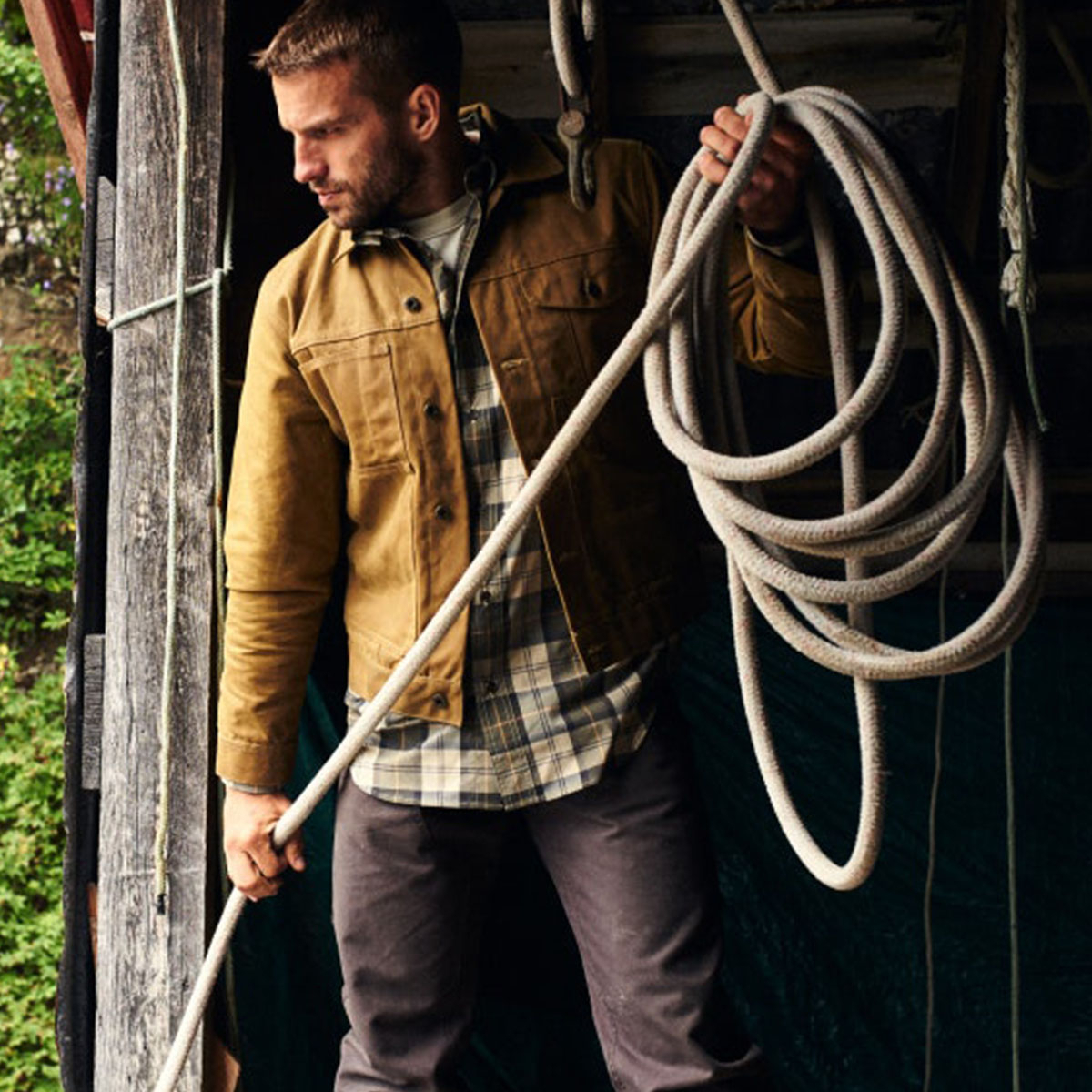 Filson tin cloth short lined cruiser jacket best sale