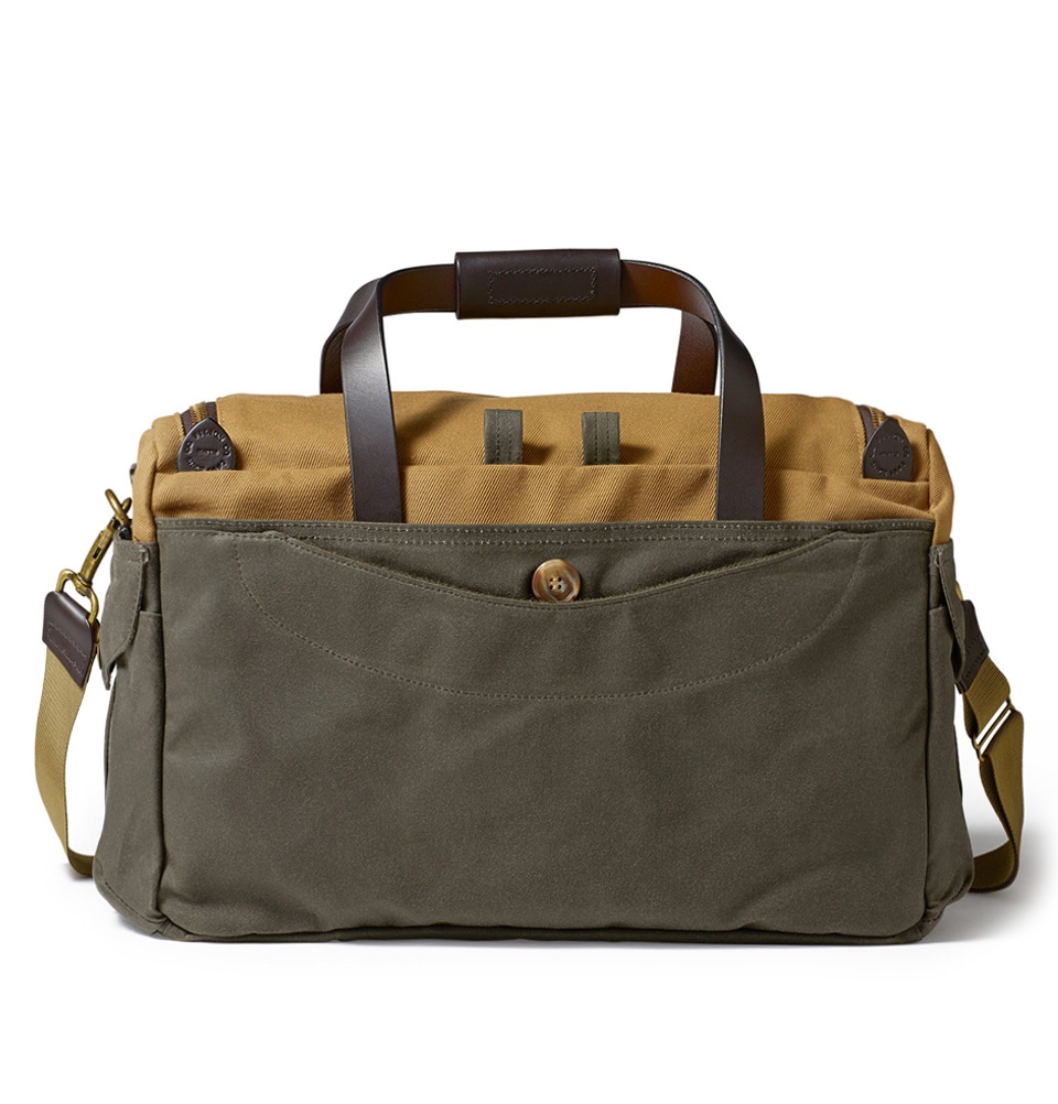 Filson Heritage Sportsman Bag Tan and Otter Green 11070073 Style 70073 