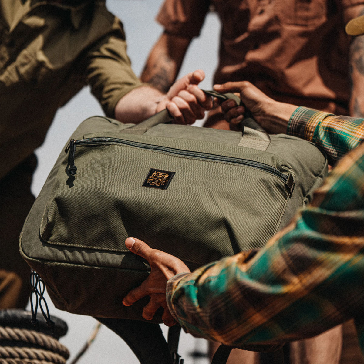 Filson Surveyor Pullman Pack Service Green