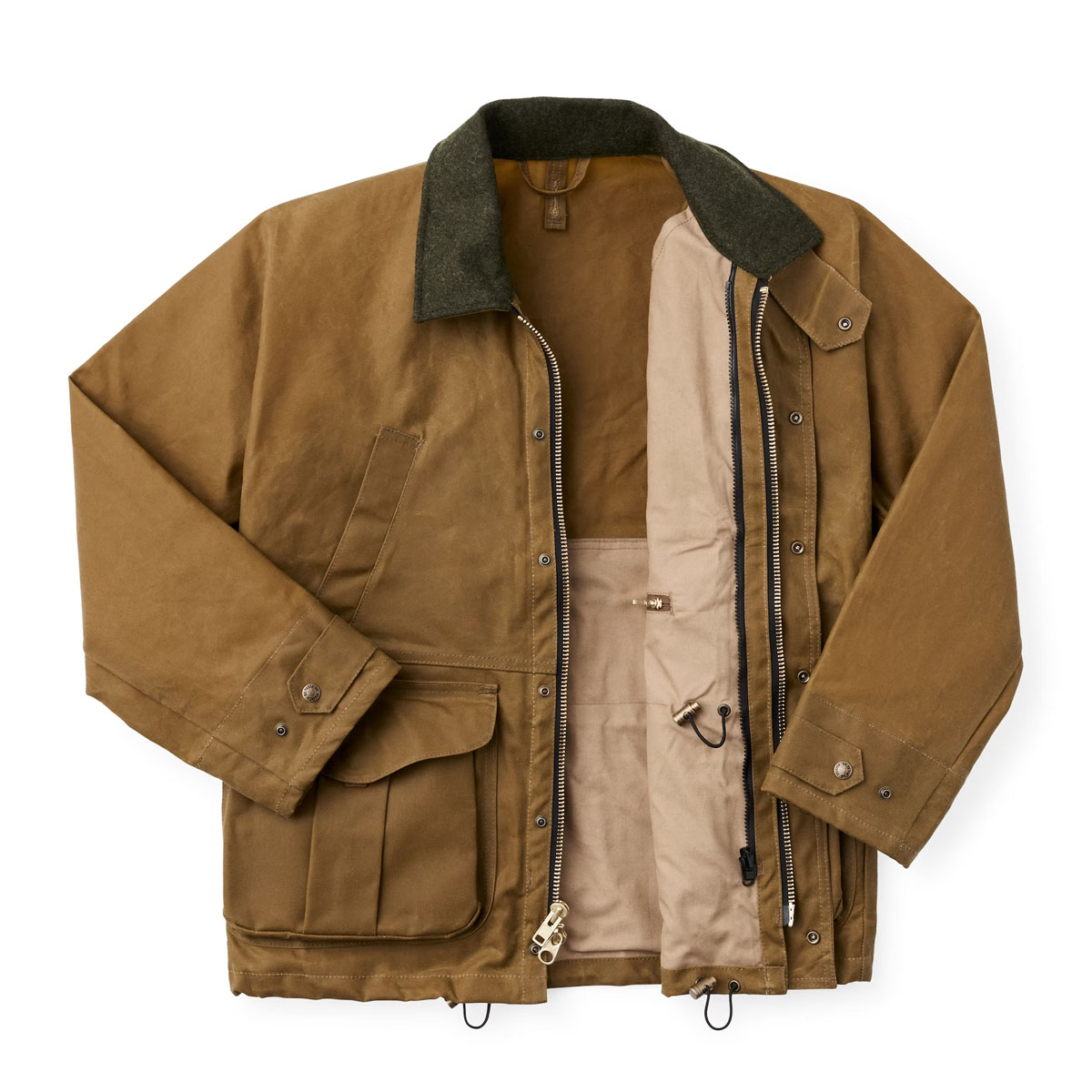 Filson Tin Cloth Field Jacket Otter Green, tough work jacket Filson Tin Cloth Field Jacket Otter Green, tough work jacket
