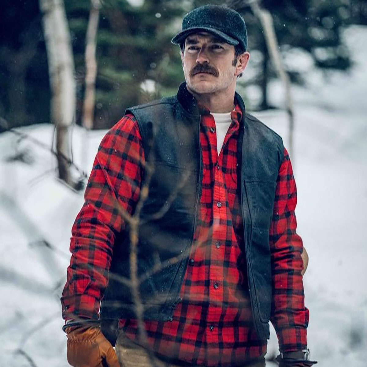 Filson Tin Cloth Insulated Work Vest Black