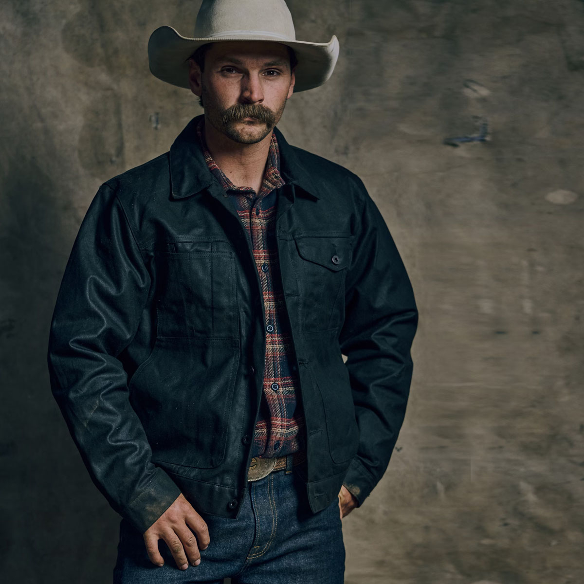 vintage filson filson guide work jacket Filson Tin Cloth Short Lined Cruiser Jacket Black