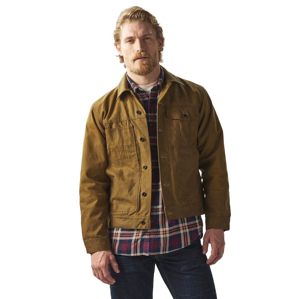 Filson Men's Foul Weather Jacket - Darktan - Medium