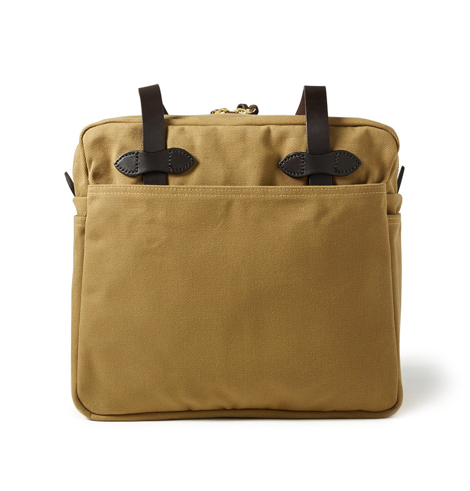 Filson Tote bag with zipper Tan, classic-looking shopper