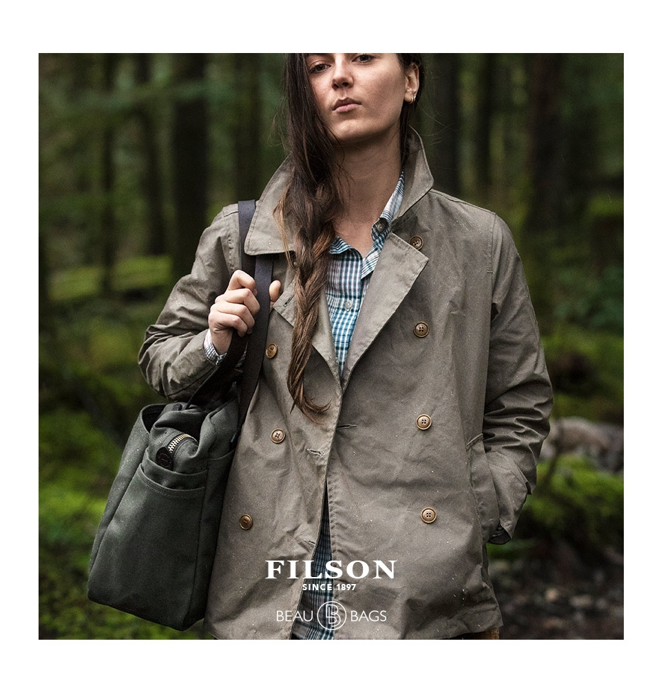 人気 おすすめ Filson Canvas Tote Bag with Zipper kids-nurie.com