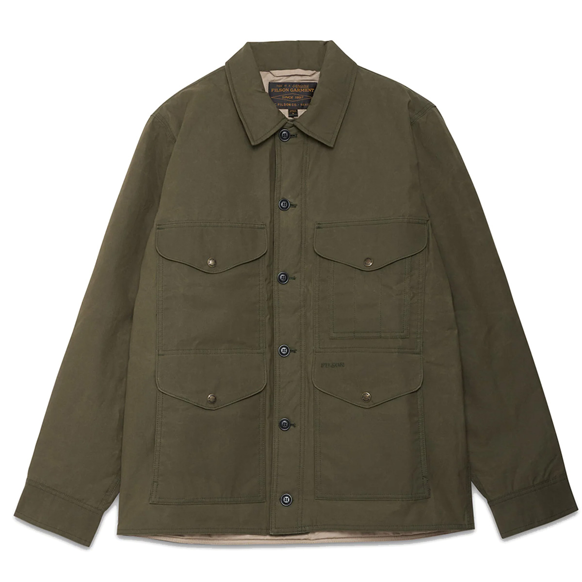 Filson Waxed Ranger Cruiser Otter Green, Premium Water-Resistant