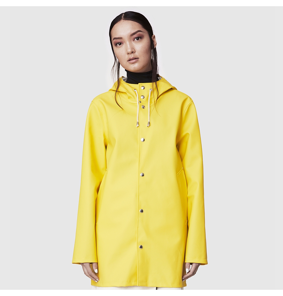 Stutterheim Stockholm Raincoat Pale Yellow | Authorized Stutterheim ...