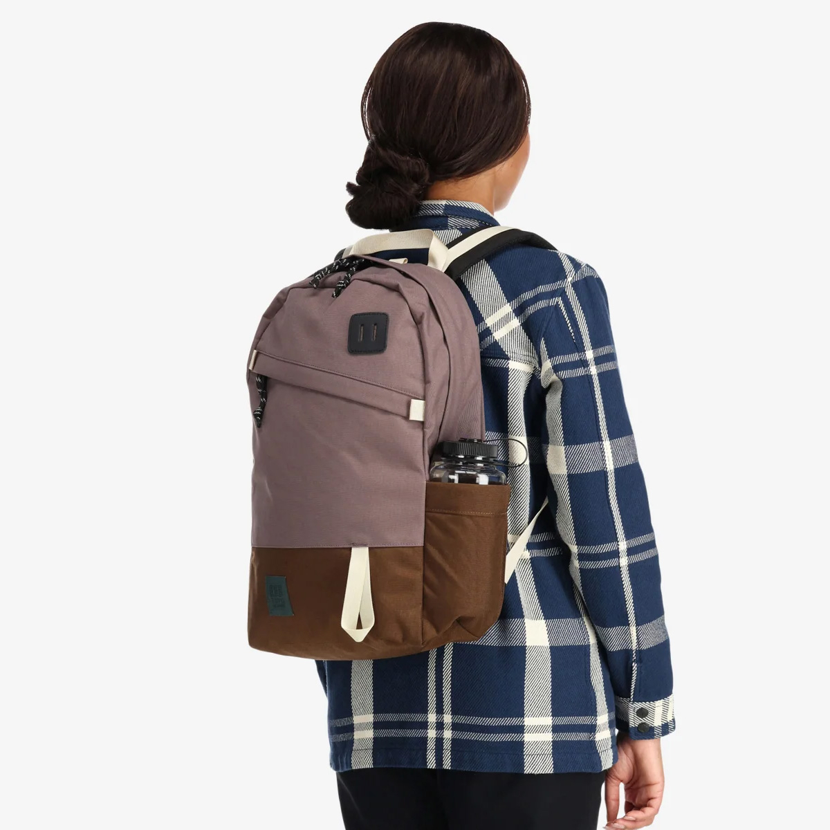 Topo Designs Daypack Classic Bone White/Olive, strong backpack for