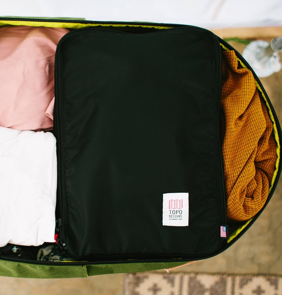 Topo Designs Pack Bag Navy, make traveling a little bit easier.