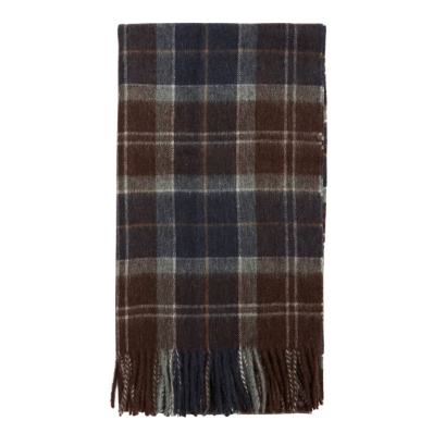 Barbour Braden Tartan Scarf Midnight Oak Tartan