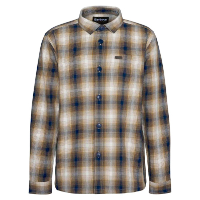 Barbour Sandside Checked Overshirt Navy