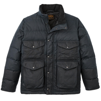 Filson Down Cruiser Jacket Harbor Blue front