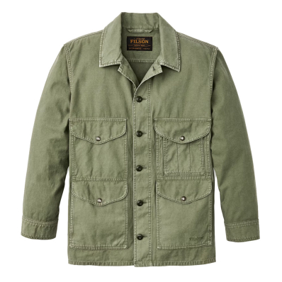 Filson Field Jac-Shirt Washed Fatigue Green front