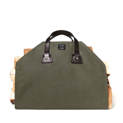 Filson Rugged Twill Log Carrier Otter Green front