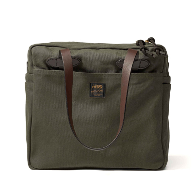 Filson Tote Bag With Zipper 11070261 Otter Green