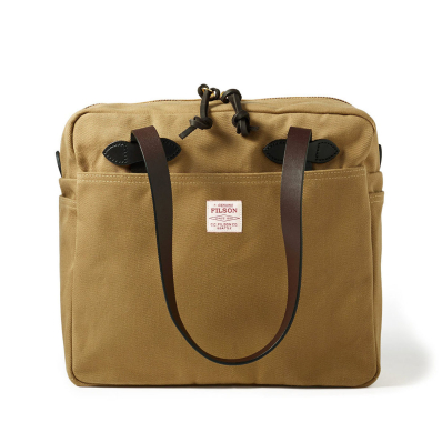 Filson Tote Bag With Zipper 11070261 Tan