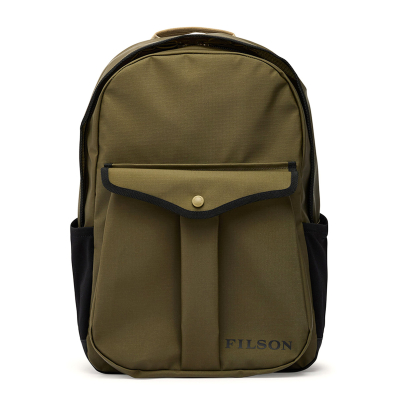 Filson Scout Journeyman Backpack Olive/Black/Covert front