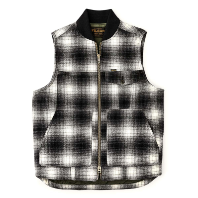 Filson Spokane Insulated Work Vest Charcoal Ombre front