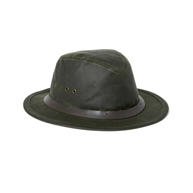Filson Tin Cloth Packer Hat Otter Green front side