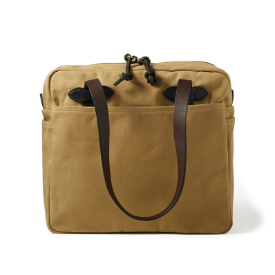 Filson Tote Bag With Zipper 11070261 Tan