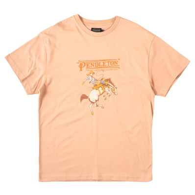 Pendleton Rodeo T-Shirt Khaki front
