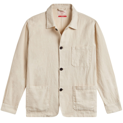 Portuguese Flannel Labura Linen Jacket Ecru
