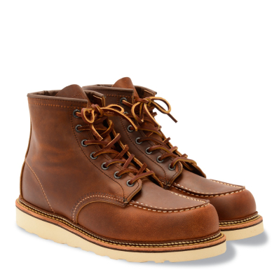 Red Wing 1907 Classic Moc Toe Boot Copper Rough & Tough