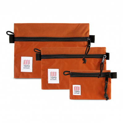Topo Designs Accessory Bags Clay Set of 3
