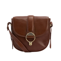 Barbour Elm Leather Crossbody Bag Brown