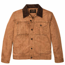 Filson Rustic Canvas Short Cruiser Jacket Whiskey