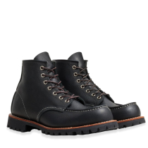 Red Wing 2949 Roughneck Moc Toe Boot Black Oil Slick