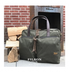 Filson Ballistic Nylon Dryden Briefcase 20049878-Otter Green