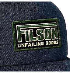 Filson Harvester Cap Dark Indigo/Shelton front