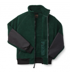 Filson Sherpa Fleece Jacket Fir front