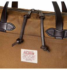 Filson Tin Cloth Compact Briefcase Dark Tan front